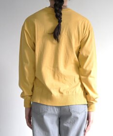 caqu caqu x good on short sleeve pocket tee サイドスリット入りL/S tee