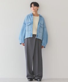 AMERICAN HOLIC イージーケアラップ風パンツ