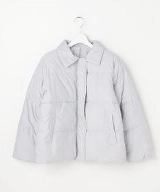 Feroux ファーカラー付き・ダウン見え中綿 ジャケット