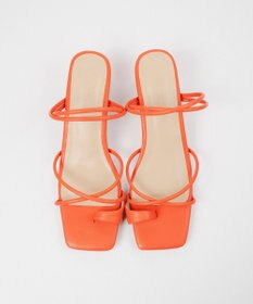 BONTRE 【PRECIEUX JOUET/プレシュウジュエ】ナロートングセットバックヒールサンダル/016PJ