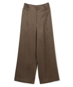 BEIGE， MICA / リネンブレンドイージーワイドパンツ