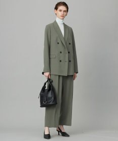 ICB ウール2WAYストレッチ ダブルブレストジャケット