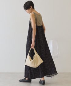 AMERICAN HOLIC サイドシャーリングVネックドットキャミワンピース