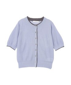 AMERICAN HOLIC 配色フリルレイヤードカーディガン