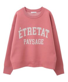 Green Parks ロゴラメニットプルオーバー