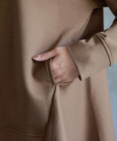 Tiaclasse 【洗える】バックフレアダンボールパーカー