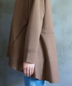 Tiaclasse 【洗える】バックフレアダンボールパーカー