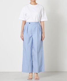 NAVE 【ReNave・セットアップ可/洗える/接触冷感/UVケア】コットンポリブロード パンツ