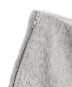 BEIGE， COURBE / アルパカ混ミニ丈スカート