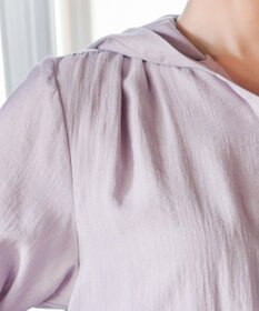 Tiaclasse L 【洗える】フード付きフレアチュニック