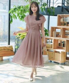 Tiaclasse L 【新色追加】フレアスリーブワンピース