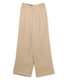 BEIGE， MICA / リネンブレンドイージーワイドパンツ