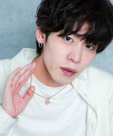 WEGO Mラインストーンダブルモチーフネックレス