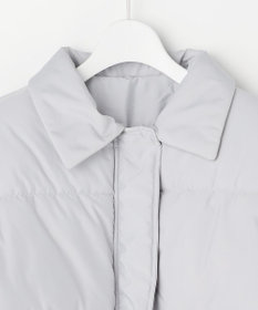 Feroux ファーカラー付き・ダウン見え中綿 ジャケット