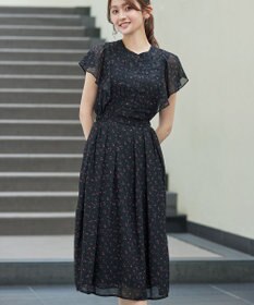 Tiaclasse L 【新色追加】フレアスリーブワンピース