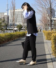 AMERICAN HOLIC イージーケアバンドカラーロングシャツ