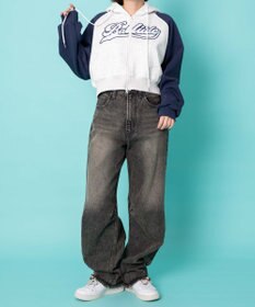 WEGO カレッジロゴラグランジップパーカー