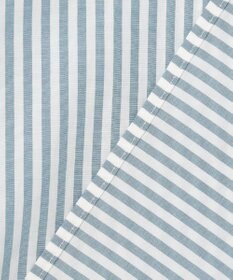 J.PRESS LADIES 【洗える】コットンアセVis ストライプ シャツカラー ブラウス