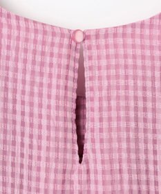 組曲 KIDS 【150-160㎝】ギンガムサッカー ワンピース