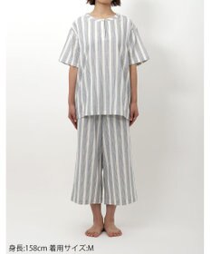 ワコール／睡眠科学 パジャマ 5分袖 半袖 8分丈 綿100%(本体) レディース YDT146 睡眠科学／ワコール