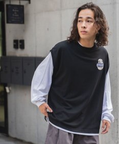 WEGO アンサンブルスウェットベストロンT