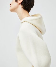 BEIGE， COURCETTE / ウールニットパーカー