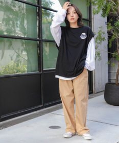 WEGO アンサンブルスウェットベストロンT