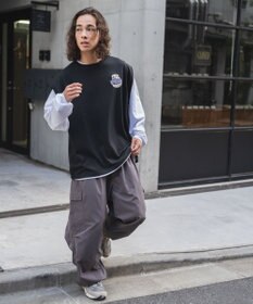 WEGO アンサンブルスウェットベストロンT