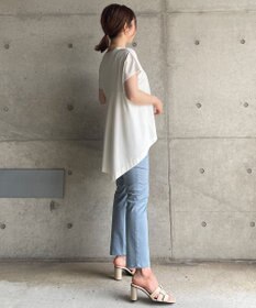 UNFILO 【新色追加！/接触冷感】マイビューティ バックフレアTシャツ