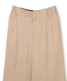 BEIGE， MICA / リネンブレンドイージーワイドパンツ