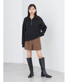 earth music&ecology ベルト付きショートパンツ