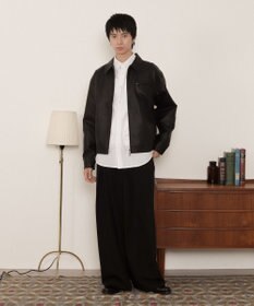 WEGO PUダブルZIPブルゾン