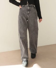 WEGO 【XS～Lサイズ展開/美脚】ストレートデニムパンツ