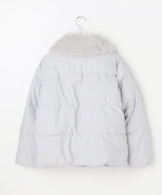 Feroux ファーカラー付き・ダウン見え中綿 ジャケット