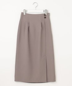 Feroux 【洗える】タックストレート スカート