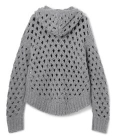 BEIGE， KOKOMO / ウールアルパカメッシュニットパーカー