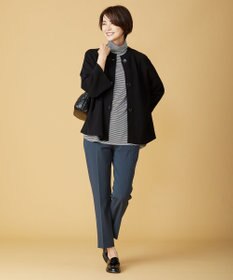 J.PRESS LADIES L 【洗える】アルガンシルク テーパード パンツ