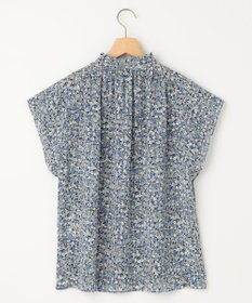 組曲 L フラワーレイヤープリント ブラウス