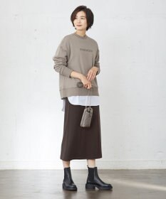 J.PRESS LADIES 【洗える】デュアルウォームポンチ スカート