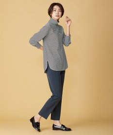 J.PRESS LADIES L 【洗える】アルガンシルク テーパード パンツ