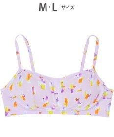 tsumori chisato SLEEP ノンワイヤーブラ　パッドつき　綿混　伸縮性がよい　ペアショーツあり　/ワコール　UBX552