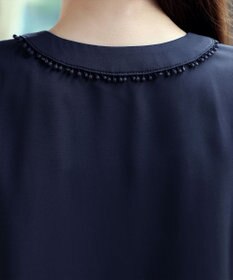 Tiaclasse 【洗える】Vネックレースブラウス