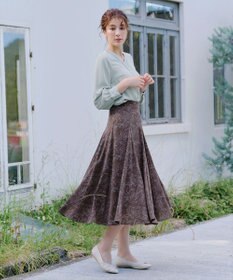 Tiaclasse 【洗える】Vネックレースブラウス