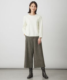 J.PRESS LADIES S ラメツイード クロップド パンツ