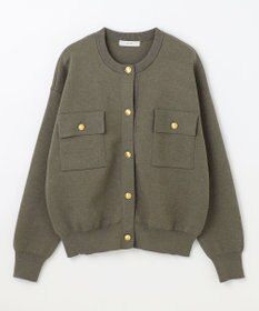 ANY 【洗濯機可】スウェットライクカーディガン