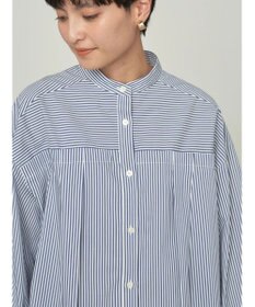 AMERICAN HOLIC イージーケア切替タックワイドシャツ