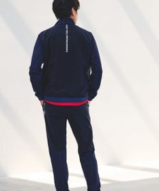 23区GOLF 【MEN】【UVカット】千鳥ジャカードニットブルゾン