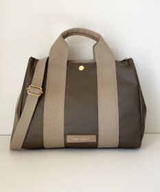 Hekhèr Le Style de Vie 新色追加【日本製 / 2WAY】PUコートコットンキャンバス トートバッグ medium