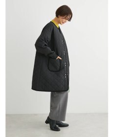 Green Parks キルティングミドル丈コート