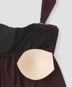 San-ai Resort（三愛水着楽園） インポートファブリック　ワンピ見えハイウエスト　ビキニ